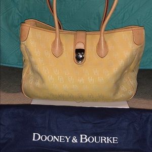 Yellow Dooney & Bourke purse